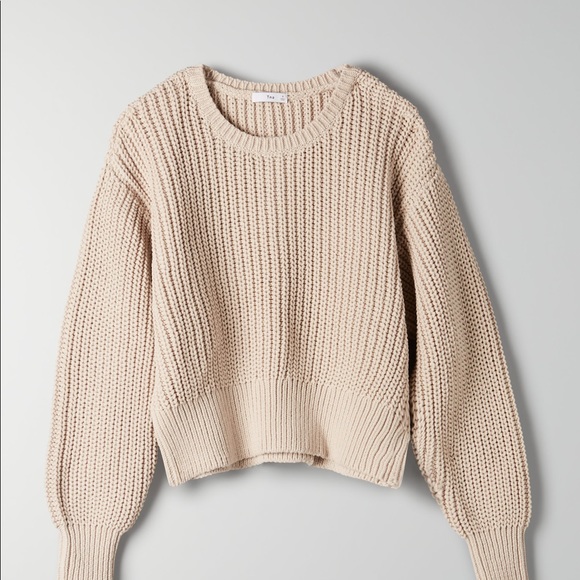 TNA Sweaters - Aritzia TNA Fisherman Sweater